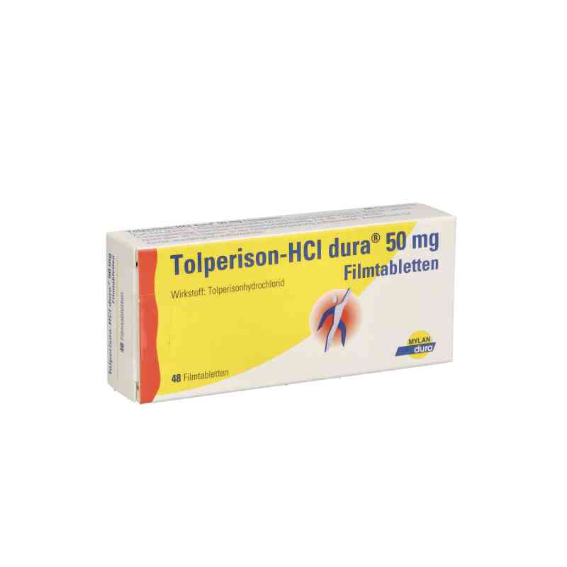 Tolperison Hcl dura 50 mg Filmtabletten 48 stk von Mylan Healthcare GmbH PZN 05360861