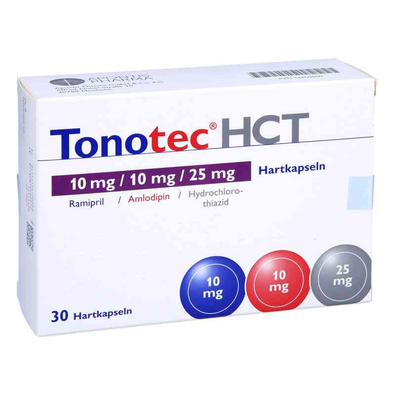 Tonotec Hct 10 mg/10 mg/25 mg Hartkapseln 30 stk von APONTIS PHARMA GmbH & Co. KG PZN 14409000