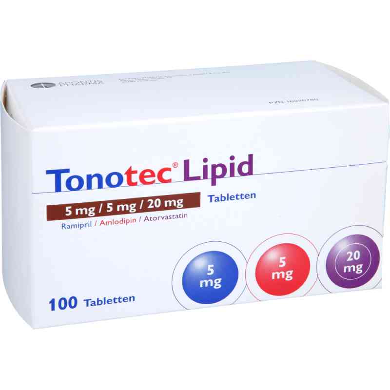 Tonotec Lipid 5 Mg/5 Mg/20 Mg Tabletten 100 stk von APONTIS PHARMA Deutschland GmbH & Co. KG PZN 16926780