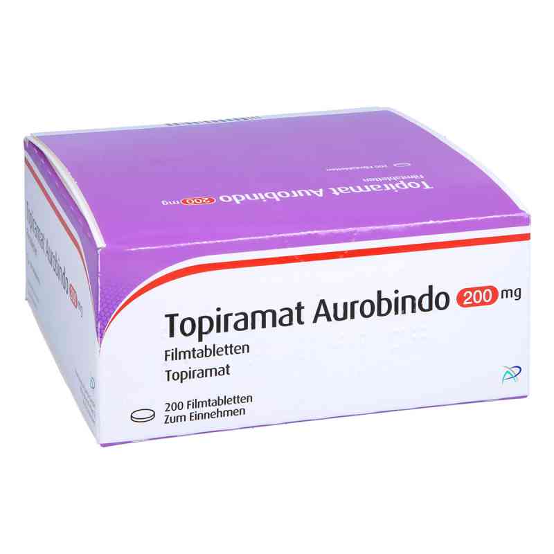 Topiramat Aurobindo 200 mg Filmtabletten 200 stk von PUREN Pharma GmbH & Co. KG PZN 09713888