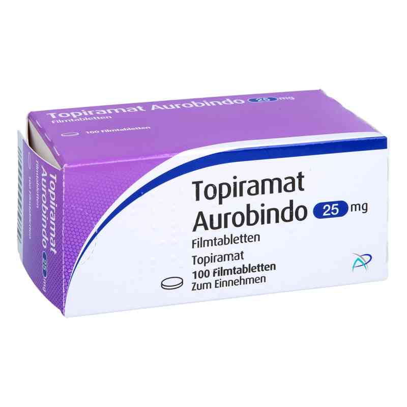 Topiramat Aurobindo 25 mg Filmtabletten 100 stk von PUREN Pharma GmbH & Co. KG PZN 09713776