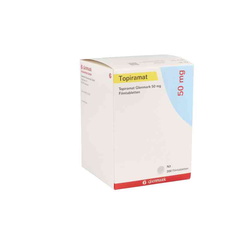 Topiramat Glenmark 50 mg Filmtabletten 200 stk von Glenmark Arzneimittel GmbH PZN 09098644