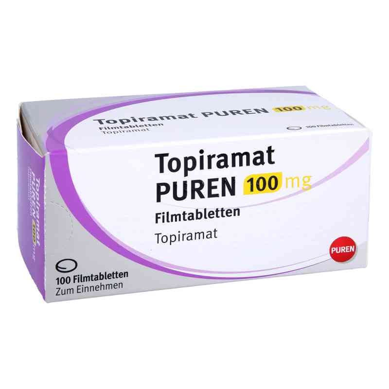Topiramat Puren 100 mg Filmtabletten 100 stk von PUREN Pharma GmbH & Co. KG PZN 13821307