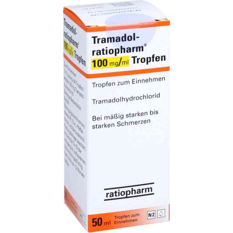 Tramadol-ratiopharm 100 mg/ml Tropfen zum Einnehmen 50 ml von ratiopharm GmbH PZN 09205270