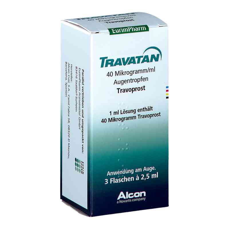 Travatan 40 Μg/ml Augentropfen 3X2.5 ml von EurimPharm Arzneimittel GmbH PZN 16507712