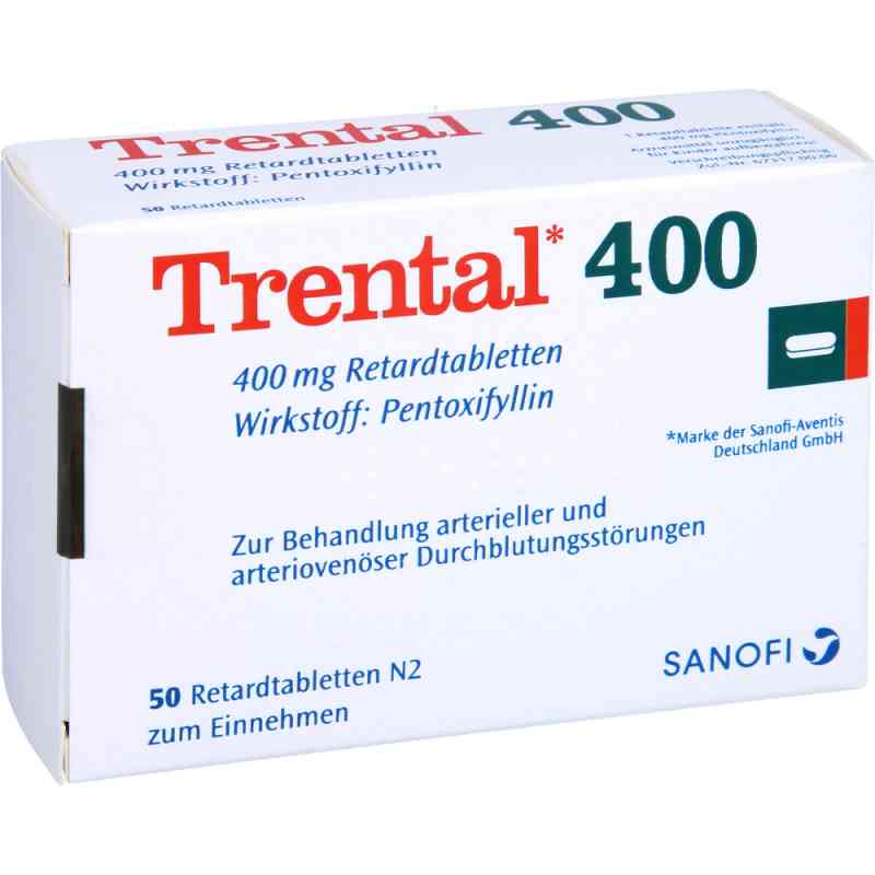 Trental 400 mg Retardtabletten 50 stk von EMRA-MED Arzneimittel GmbH PZN 00281068