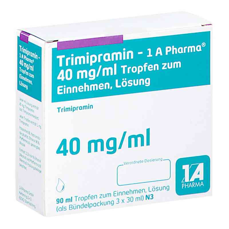 Trimipramin-1a Pharma 40 mg/ml Tropfen zum Einnehmen 3X30 ml von 1 A Pharma GmbH PZN 15436312