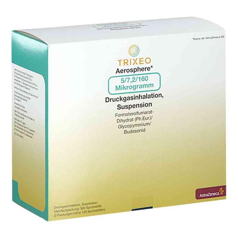 Trixeo Aerosphere 5/7,2/160μg Druckgasinh.120ed 3 stk von EMRA-MED Arzneimittel GmbH PZN 18159209