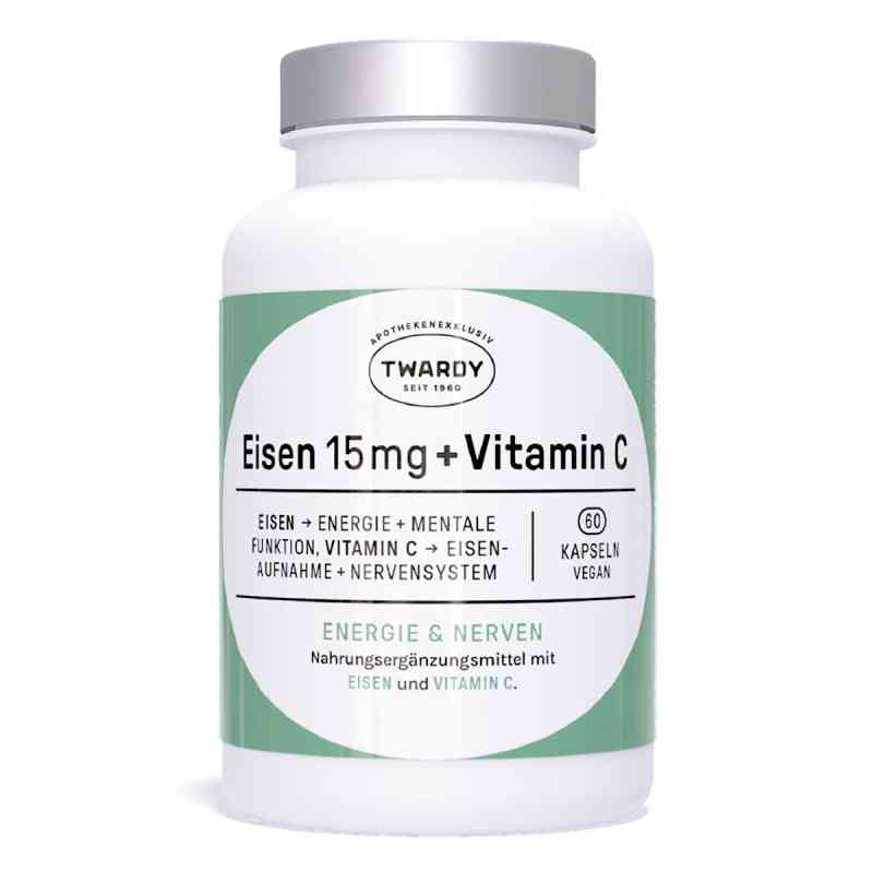 Twardy Eisen 15 mg + Vitamin C Kapseln vegan 60 stk von Astrid Twardy GmbH PZN 19384322