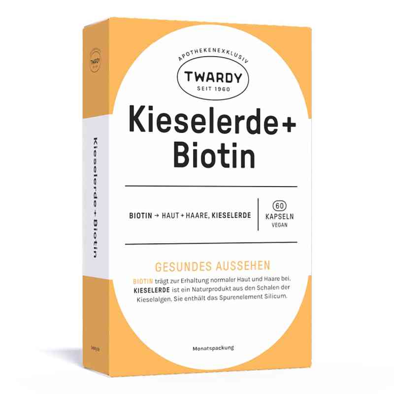 Twardy Kieselerde + Biotin Kapseln vegan 60 stk von Astrid Twardy GmbH PZN 19239991