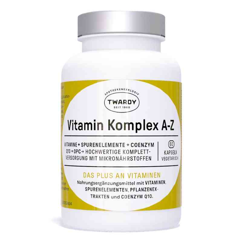 Twardy Vitamin A-Z Komplex Kapseln vegetarisch 60 stk von Astrid Twardy GmbH PZN 19384380