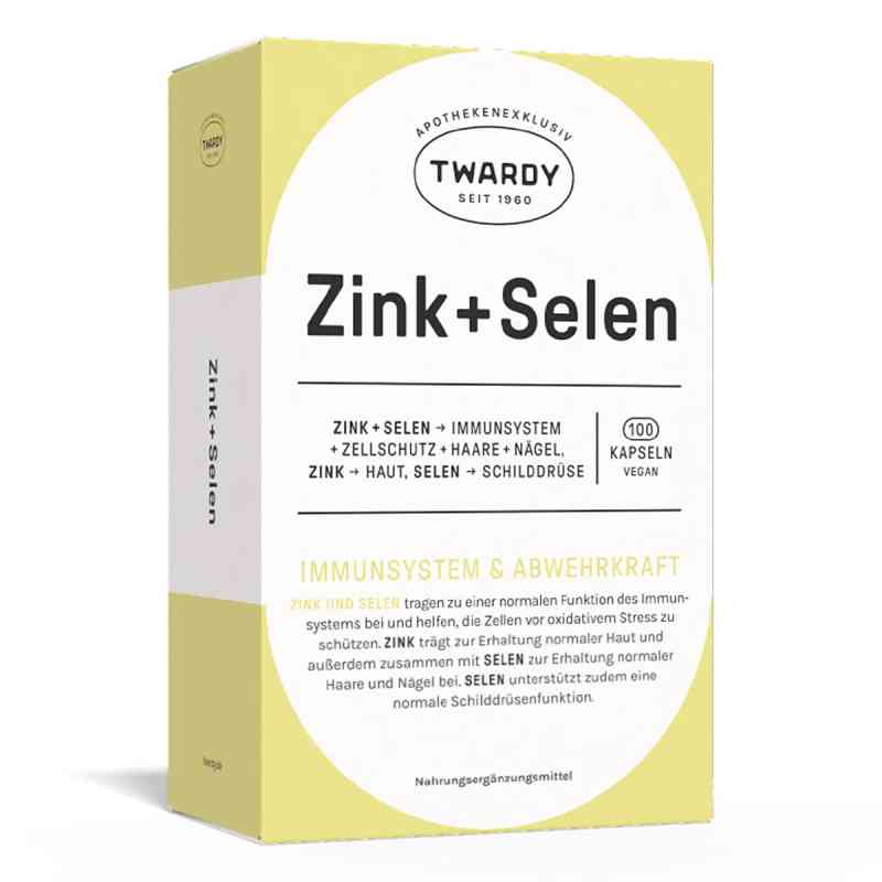 Twardy Zink + Selen Kapseln vegan 100 stk von Astrid Twardy GmbH PZN 19741667