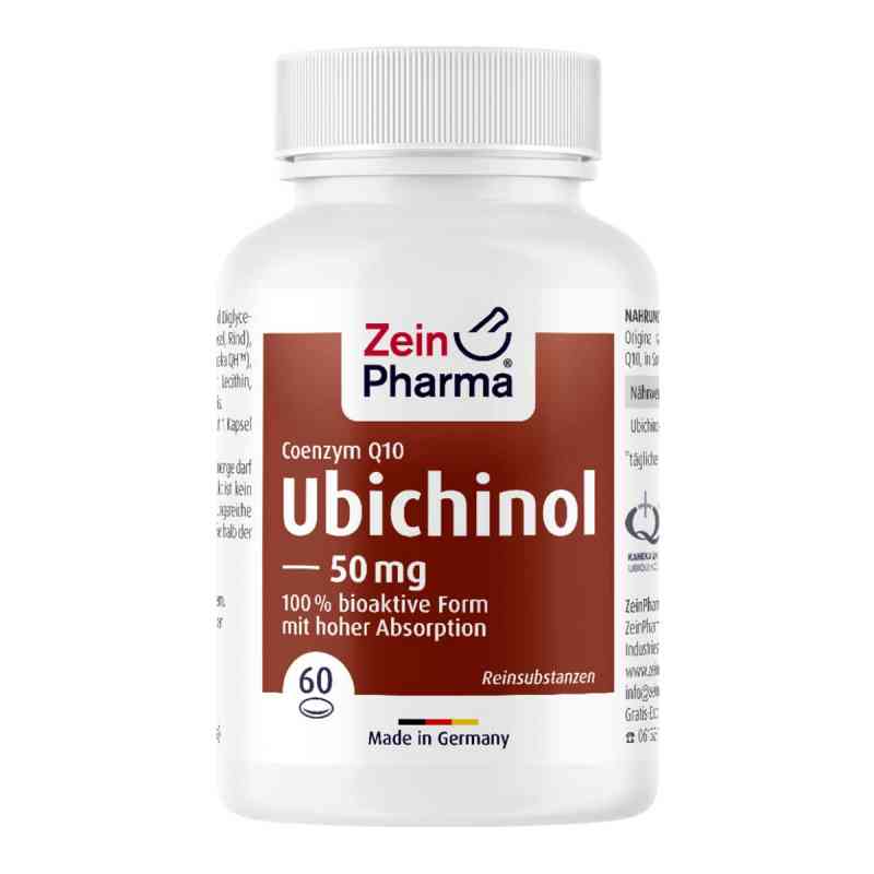Ubichinol Coq 10 Kapseln 50 mg 60 stk von Zein Pharma - Germany GmbH PZN 09102038