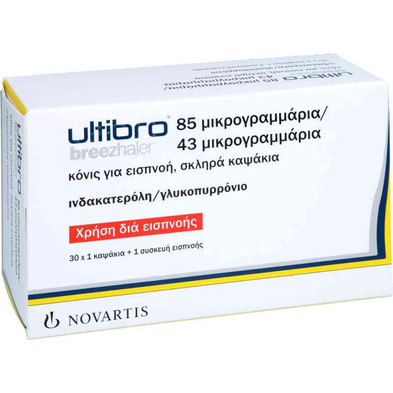 Ultibro Breezhaler 85 [my]g/43 [my]g Hartk.m.plv.z 30 stk von kohlpharma GmbH PZN 10797353