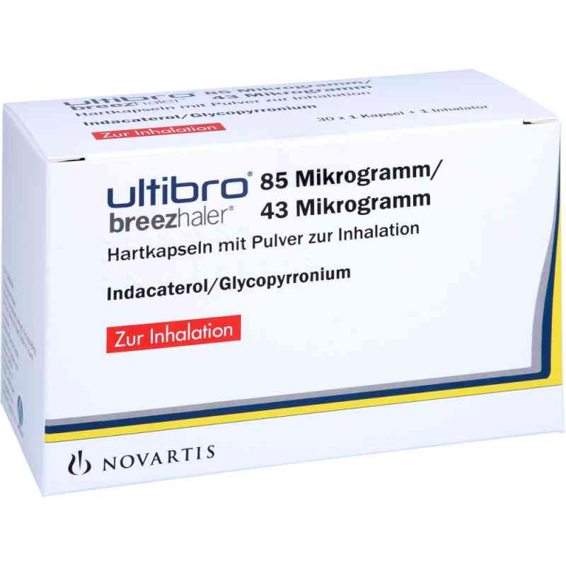 Ultibro Breezhaler 85 [my]g/43 [my]g Hartk.m.plv.z 30 stk von Orifarm GmbH PZN 10813425