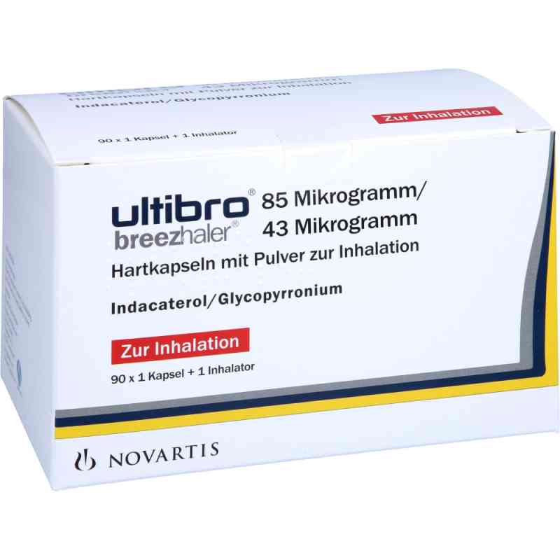 Ultibro Breezhaler 85 [my]g/43 [my]g Hartk.m.plv.z 3X30 stk von Orifarm GmbH PZN 10813448