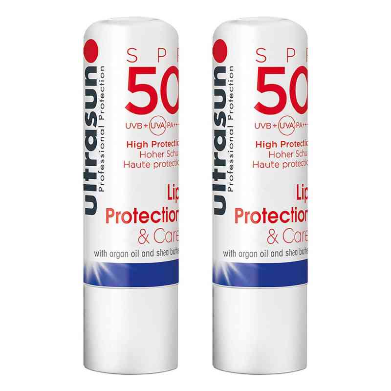 Ultrasun Lip Protection & Care Stift Spf 50 2x4.8 g von Ultrasun AG PZN 08104822