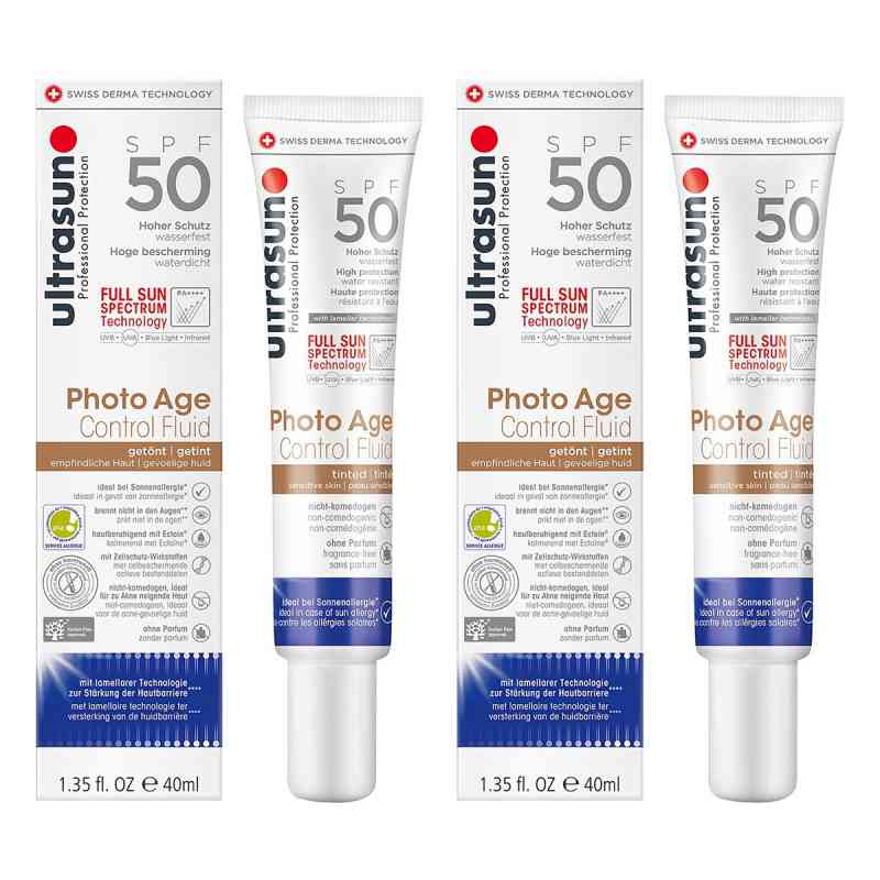 Ultrasun Photo Age Control Fluid Getönt Spf 50 2x40 ml von Ultrasun AG PZN 08104824