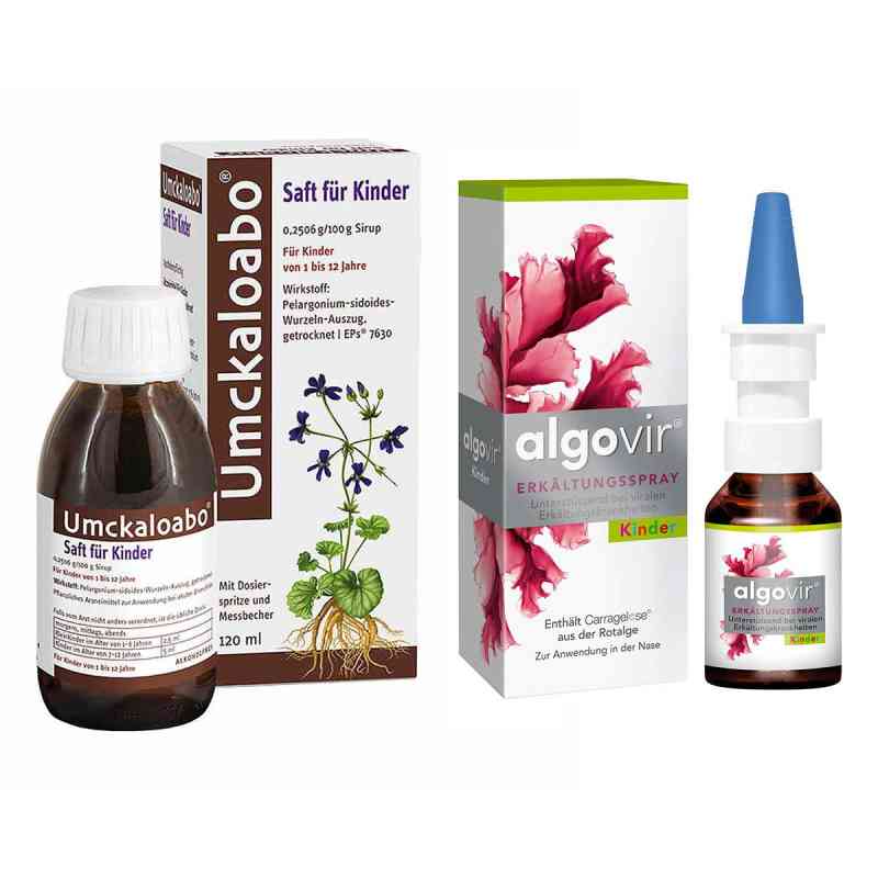 Umckaloabo Saft Für Kinder & Algovir Kinder Erkältungsspray 1 Pck von  PZN 08105137