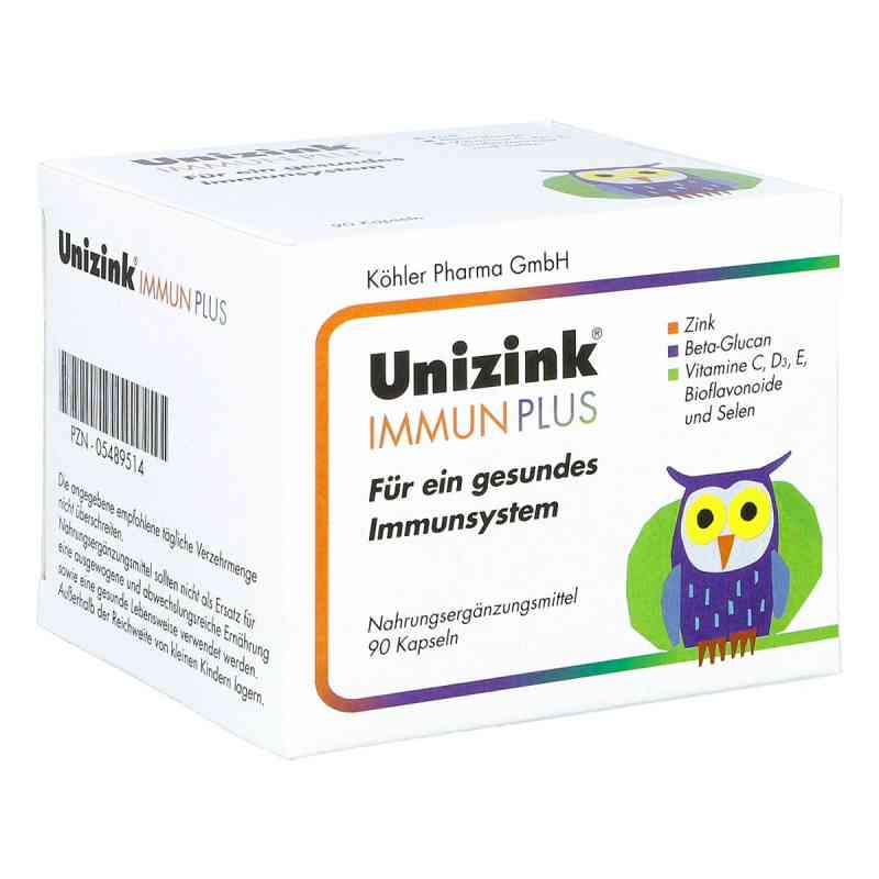 Unizink Immun Plus Kapseln 1X90 stk von Köhler Pharma GmbH PZN 05489514
