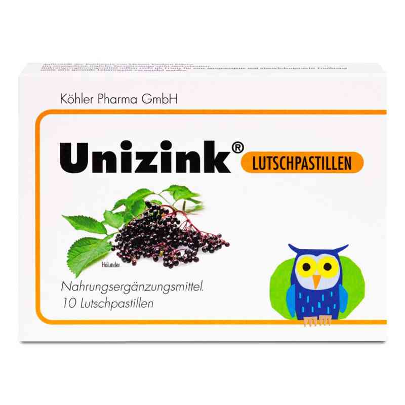 Unizink Lutschpastillen 10 stk von Köhler Pharma GmbH PZN 04712401