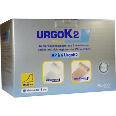 Urgok2 Kompr.syst.knöchelumf.18-25cm 8cm br. 6 stk von Urgo GmbH PZN 05381840