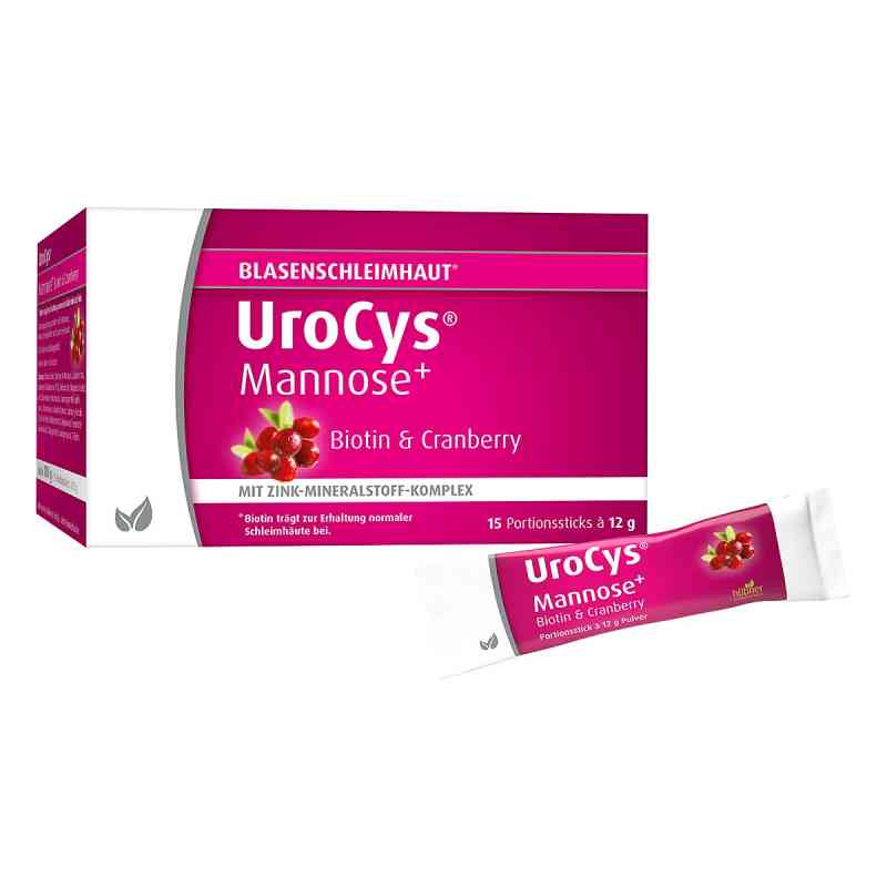 Urocys Mannose+ Sticks 15 stk von MIBE GmbH Arzneimittel PZN 14134112