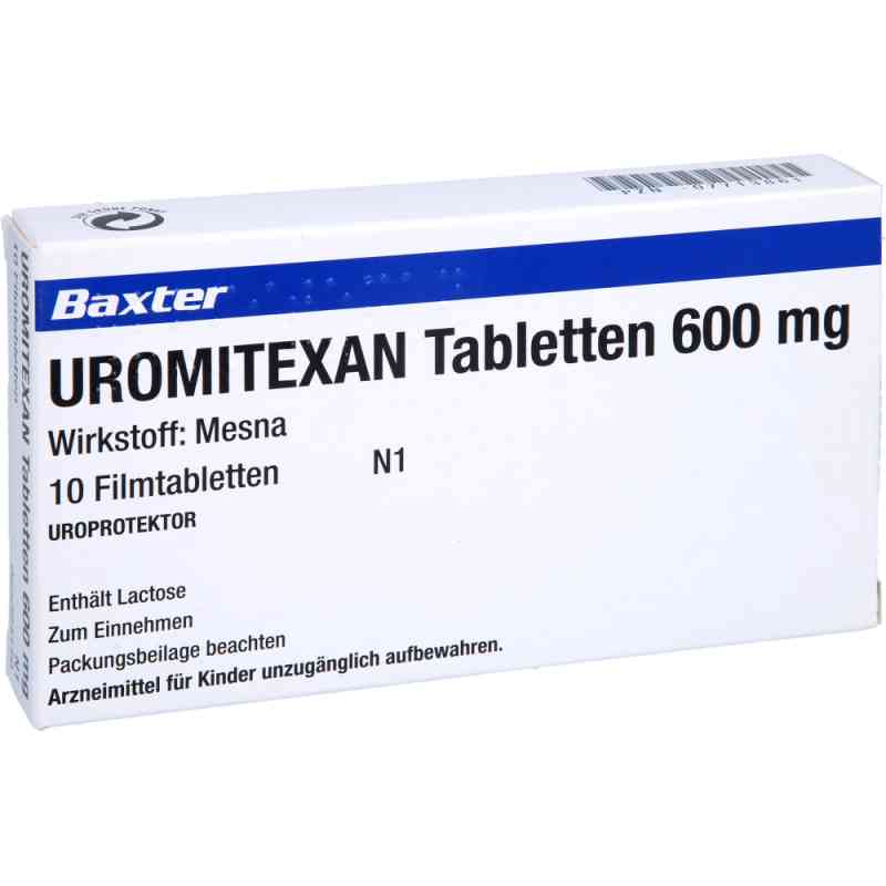 Uromitexan Tabletten 600 mg 10 stk von Baxter Deutschland GmbH Medication Delivery PZN 07713861