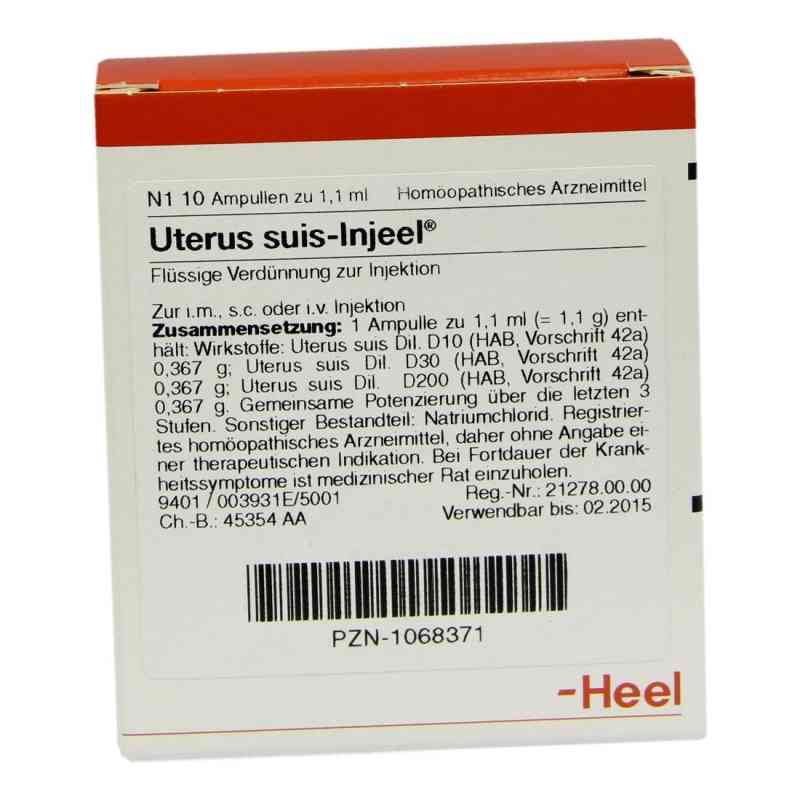 Uterus Suis Injeel Ampullen 10 stk von Biologische Heilmittel Heel GmbH PZN 01068371