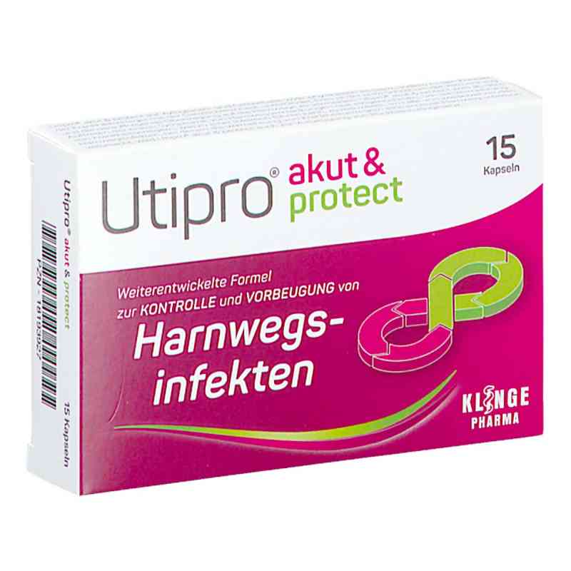 Utipro Akut & Protect Hartkapseln 15 stk von Klinge Pharma GmbH PZN 18193927