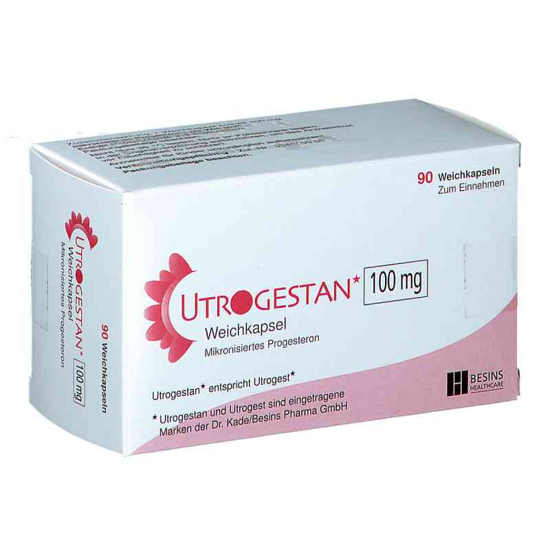 Utrogestan 100 mg Weichkapseln 90 stk von kohlpharma GmbH PZN 00310048