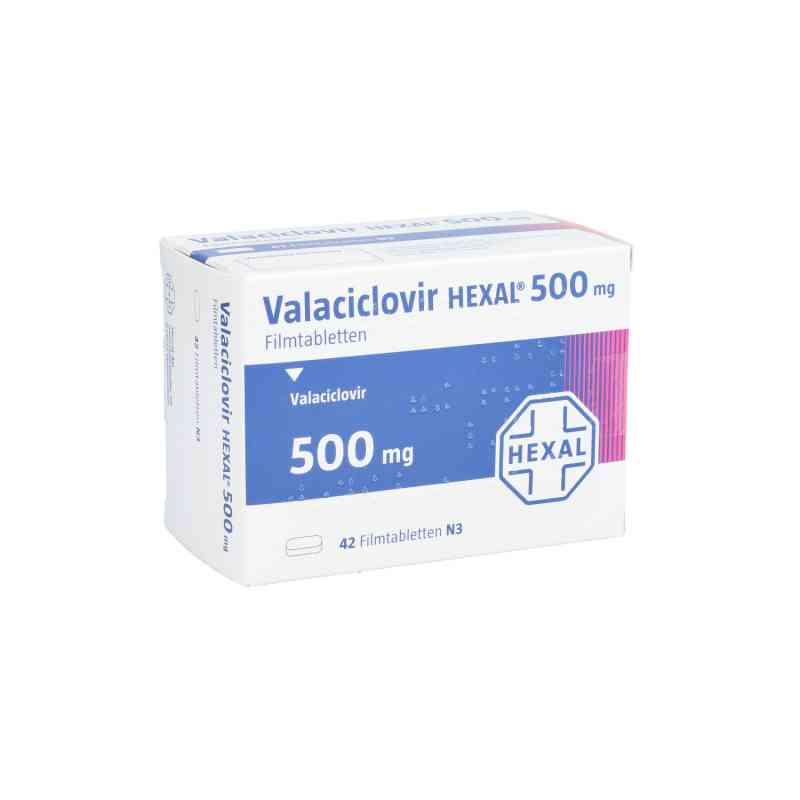 Valaciclovir Hexal 500 mg Filmtabletten 42 stk von Hexal AG PZN 03420263