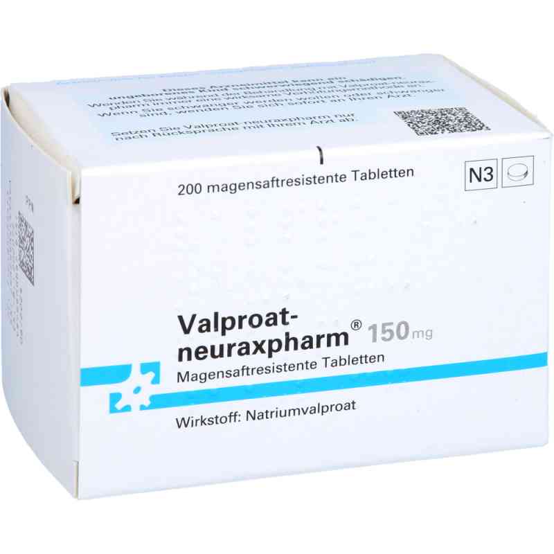 Valproat-neuraxpharm 150 mg magensaftresistent Tabletten 200 stk von neuraxpharm Arzneimittel GmbH PZN 01852254