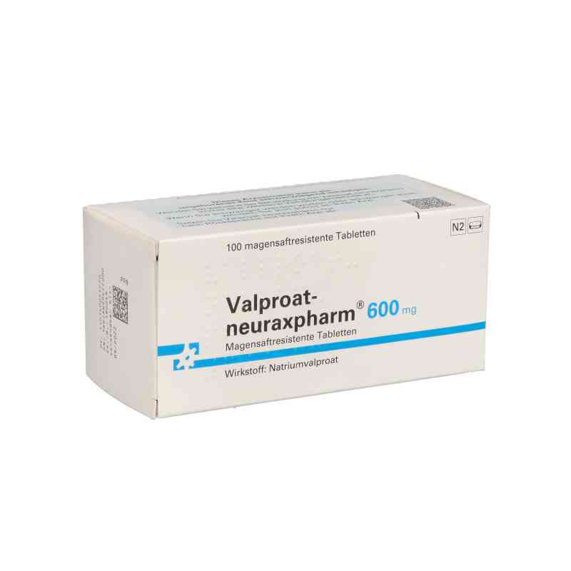 Valproat-neuraxpharm 600 mg magensaftresistent Tabletten 100 stk von neuraxpharm Arzneimittel GmbH PZN 01400552