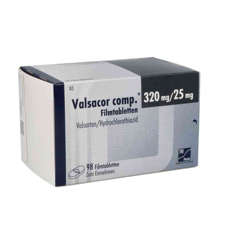 Valsacor comp 320mg/25mg 98 stk von TAD Pharma GmbH PZN 08473560