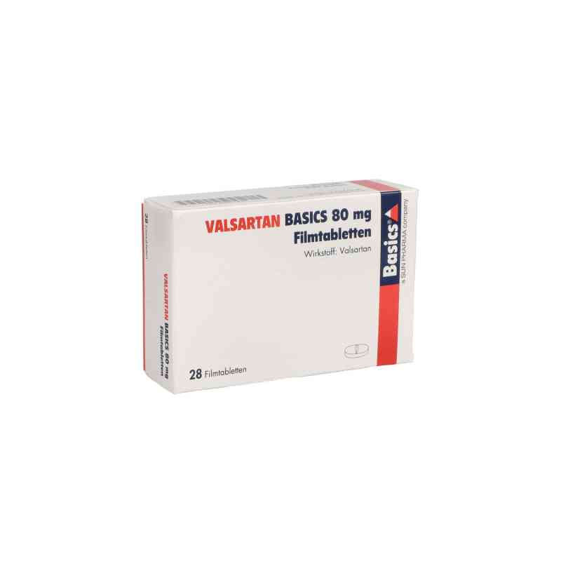 Valsartan Basics 80 mg Filmtabletten 28 stk von Basics GmbH PZN 08471839