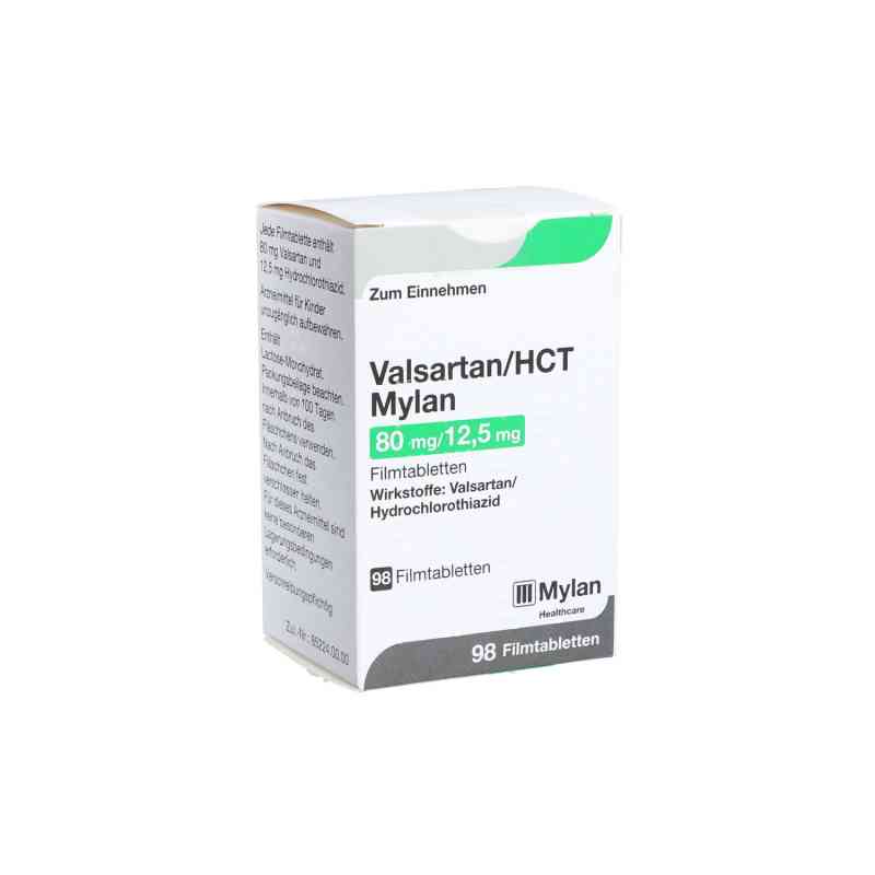 Valsartan/HCT Mylan 80mg/12,5mg 98 stk von Mylan Healthcare GmbH PZN 10054965
