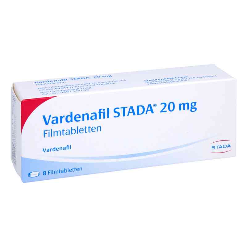 Vardenafil Stada 20 mg Filmtabletten 8 stk von STADAPHARM GmbH PZN 14053738