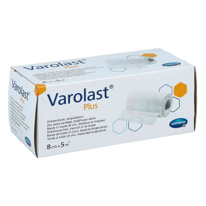 Varolast Plus Zinkleimbinde 8 cmx5 m 1 stk von PAUL HARTMANN AG PZN 02667234