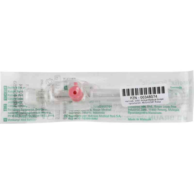 Vasofix Braunüle 20g 33mm rosa 1 stk von 1001 Artikel Medical GmbH PZN 00348074
