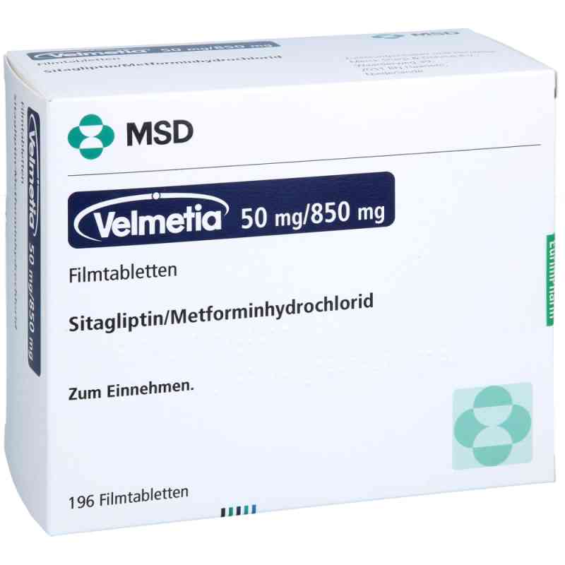 Velmetia 50 Mg/850 Mg Filmtabletten 196 stk von EurimPharm Arzneimittel GmbH PZN 18809392