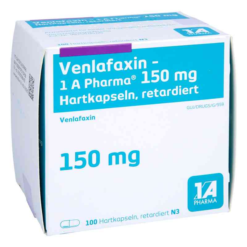 Venlafaxin-1a Pharma 150 mg Hartkapseln retard 100 stk von 1 A Pharma GmbH PZN 15423999