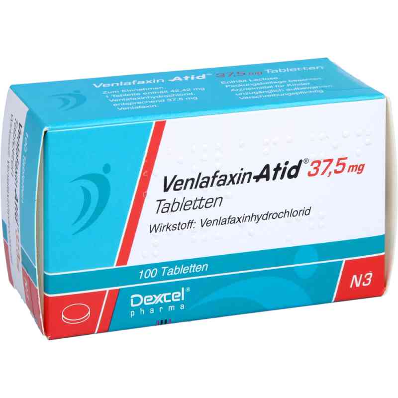 Venlafaxin Atid 37,5mg 100 stk von Dexcel Pharma GmbH PZN 03520912
