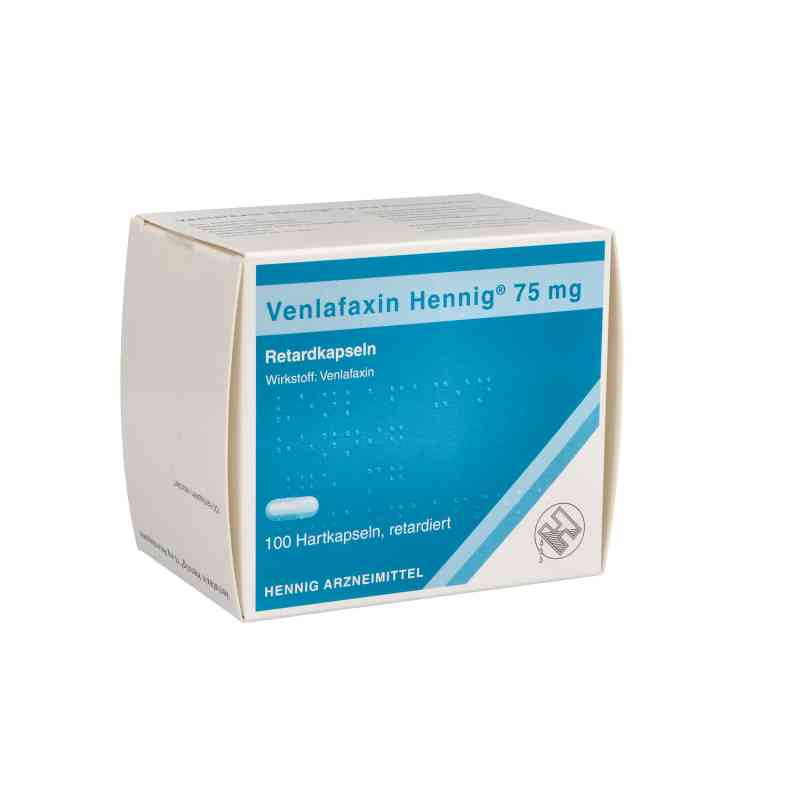 Venlafaxin Hennig 75mg 100 stk von Hennig Arzneimittel GmbH & Co. K PZN 07281226