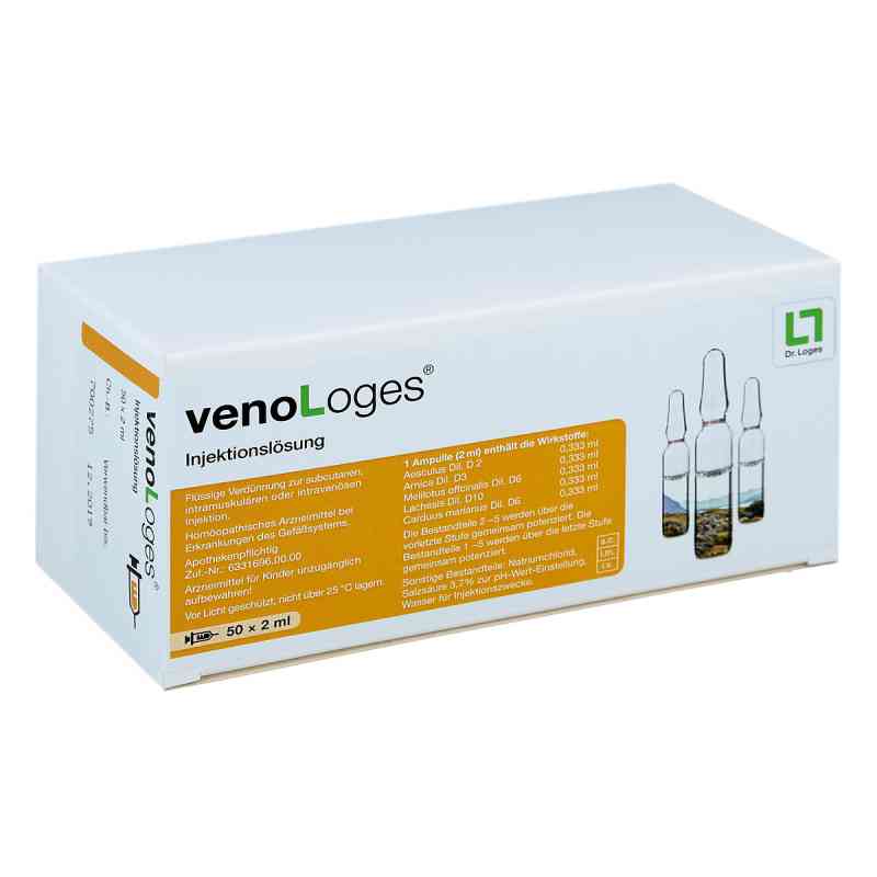 Veno Loges Injektionslösung Ampullen 50X2 ml von Dr. Loges + Co. GmbH PZN 12355027