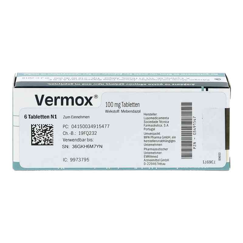Vermox 6 Tabletten
