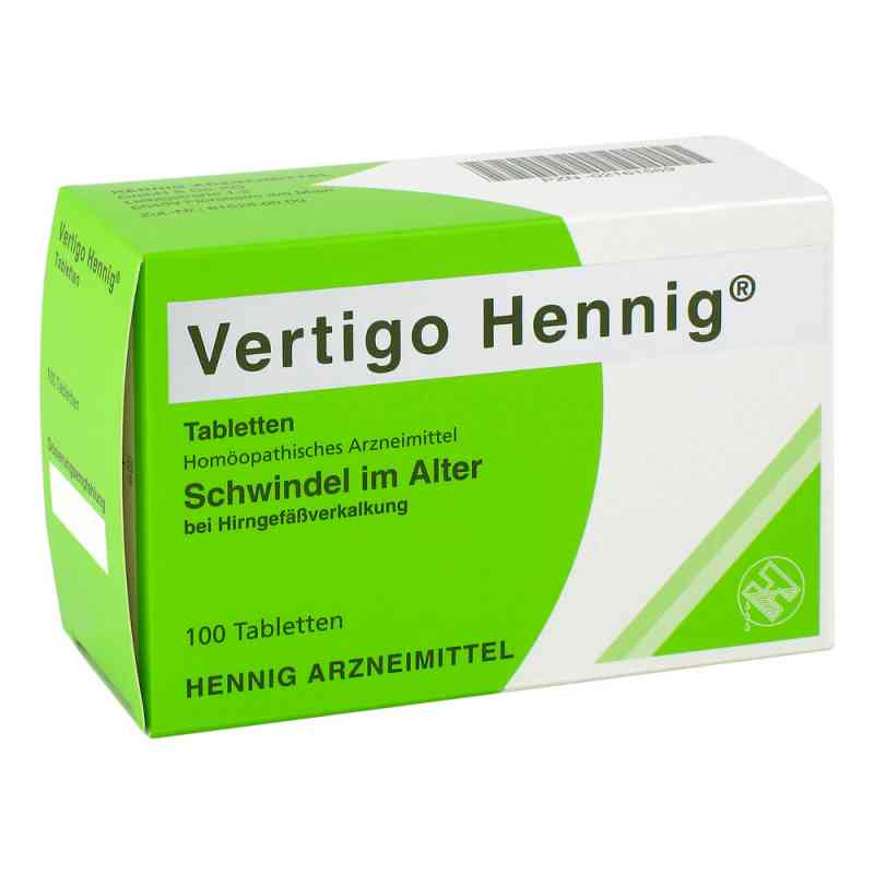 Vertigo Hennig Tabletten 100 stk von Hennig Arzneimittel GmbH & Co. KG PZN 02161569