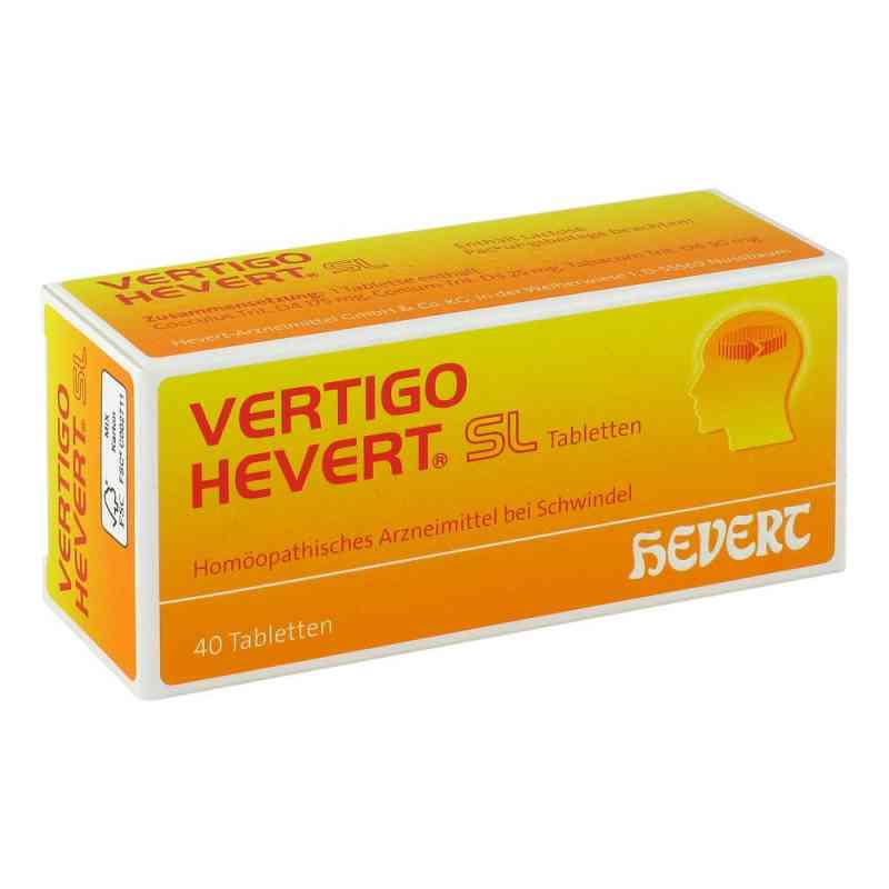 Vertigo Hevert Sl Tabletten 40 stk von Hevert Arzneimittel GmbH & Co. K PZN 06766269
