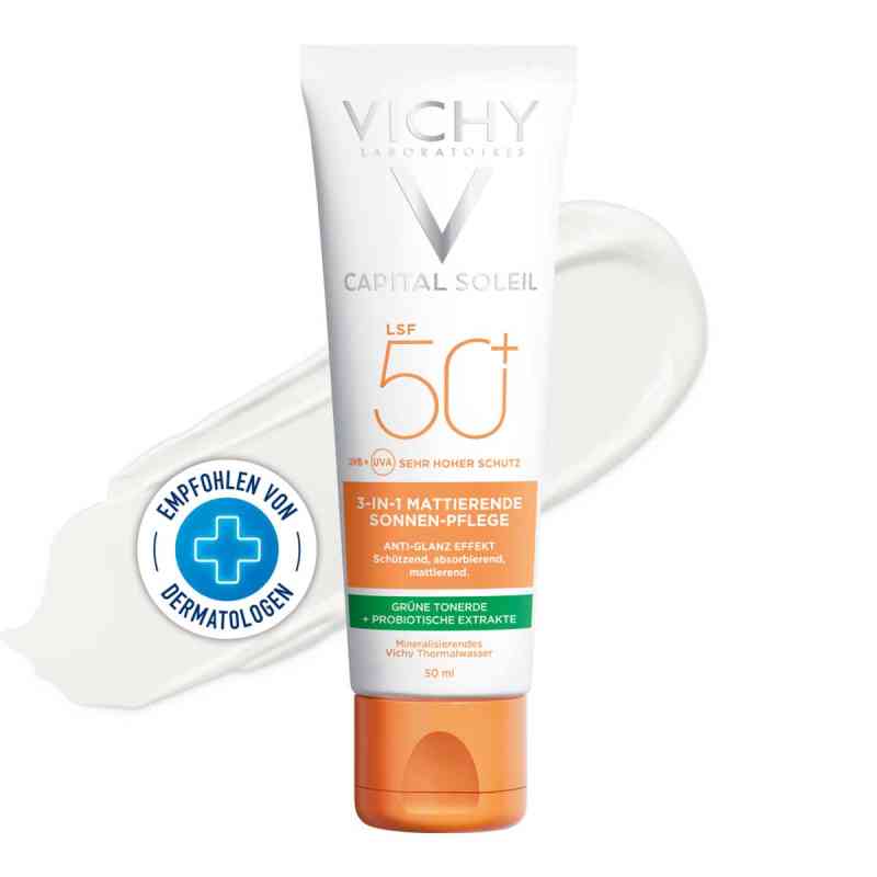 Vichy Capital Soleil matt.Sonnenpflege Cre.lsf 50+ 50 ml von L'Oreal Deutschland GmbH Geschäftsbereich VICHY PZN 15881495