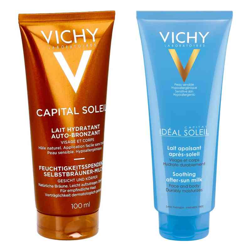 Vichy Capital Soleil Selbstbräuner + Capital Soleil Milch 1 Pck von L'Oreal Deutschland GmbH Geschäftsbereich VICHY PZN 08102912